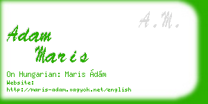 adam maris business card